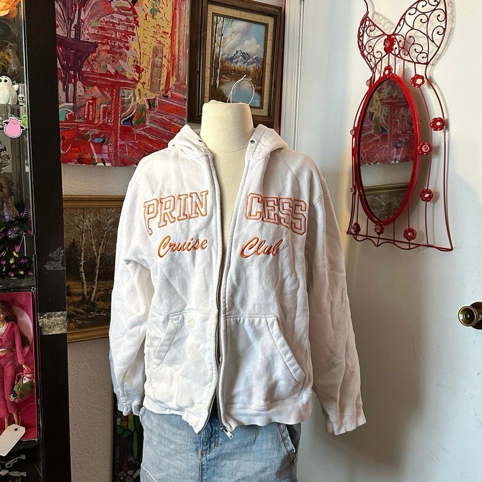 Other stained princess cruises orange white embroidered jacket Size XL / US 12-14 / IT 48-50 - 1 Thumbnail