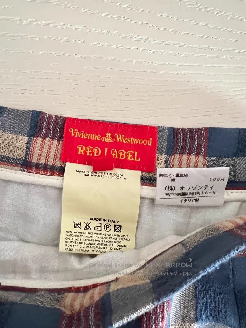 Vivienne Westwood Vivienne Westwood Red checkered half skirt, classic red an Size 26" / US 2 / IT 38 - 4 Thumbnail