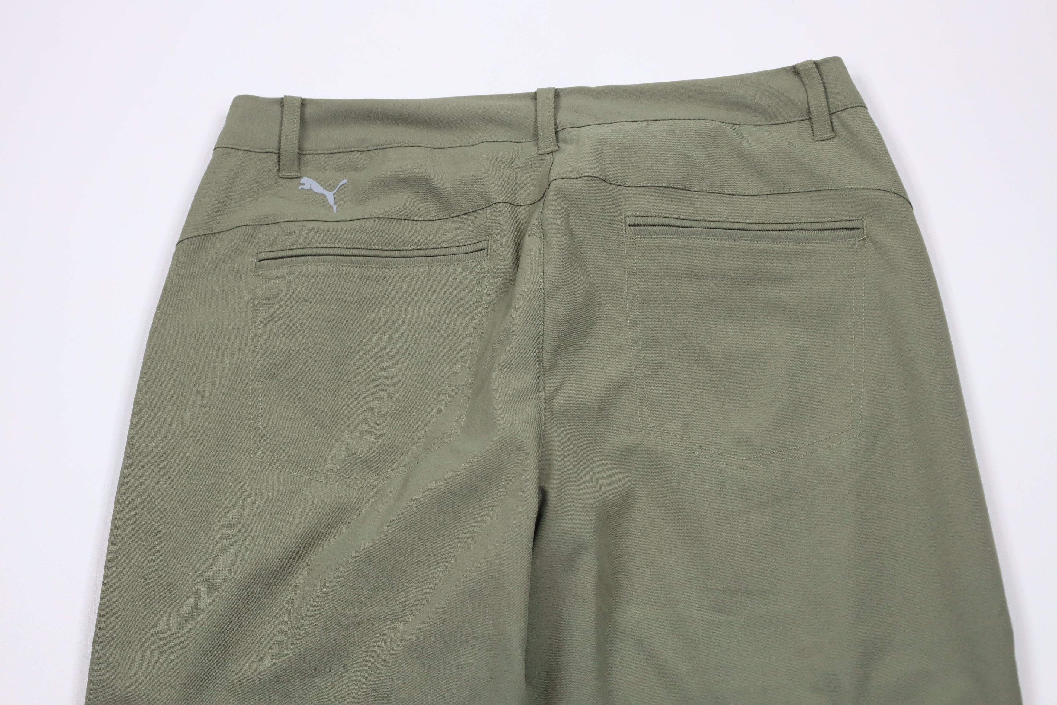 Puma × Vintage Puma Golf Cell Straight Leg Golfing Golf Chino Pants Green Size US 32 / EU 48 - 13 Thumbnail