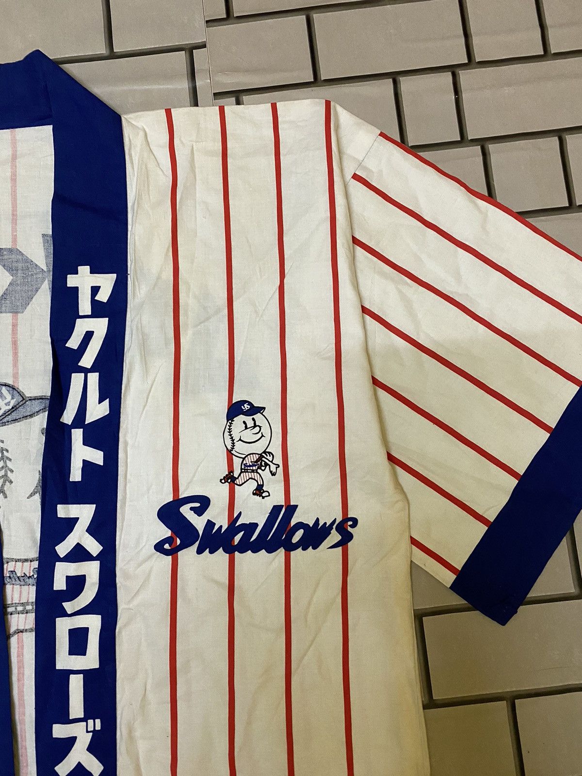 Japanese Brand Kimono yakult swallows Size L / US 10 / IT 46 - 4 Thumbnail