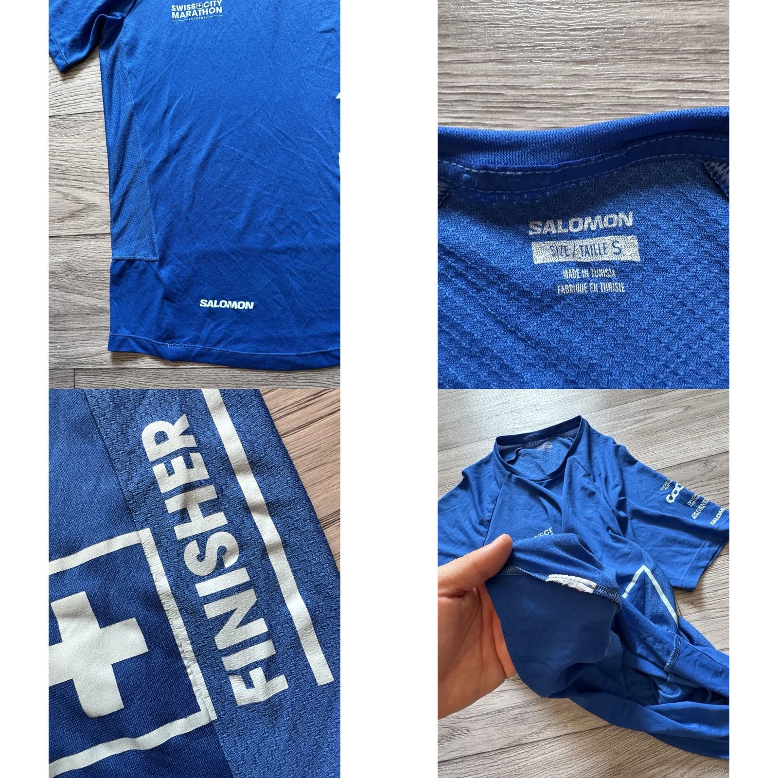 Salomon Salomon Men’s T-Shirt Short Sleeve Running Blue Size S Swiss City Marathon Lucerne Size US S / EU 44-46 / 1 - 8 Thumbnail