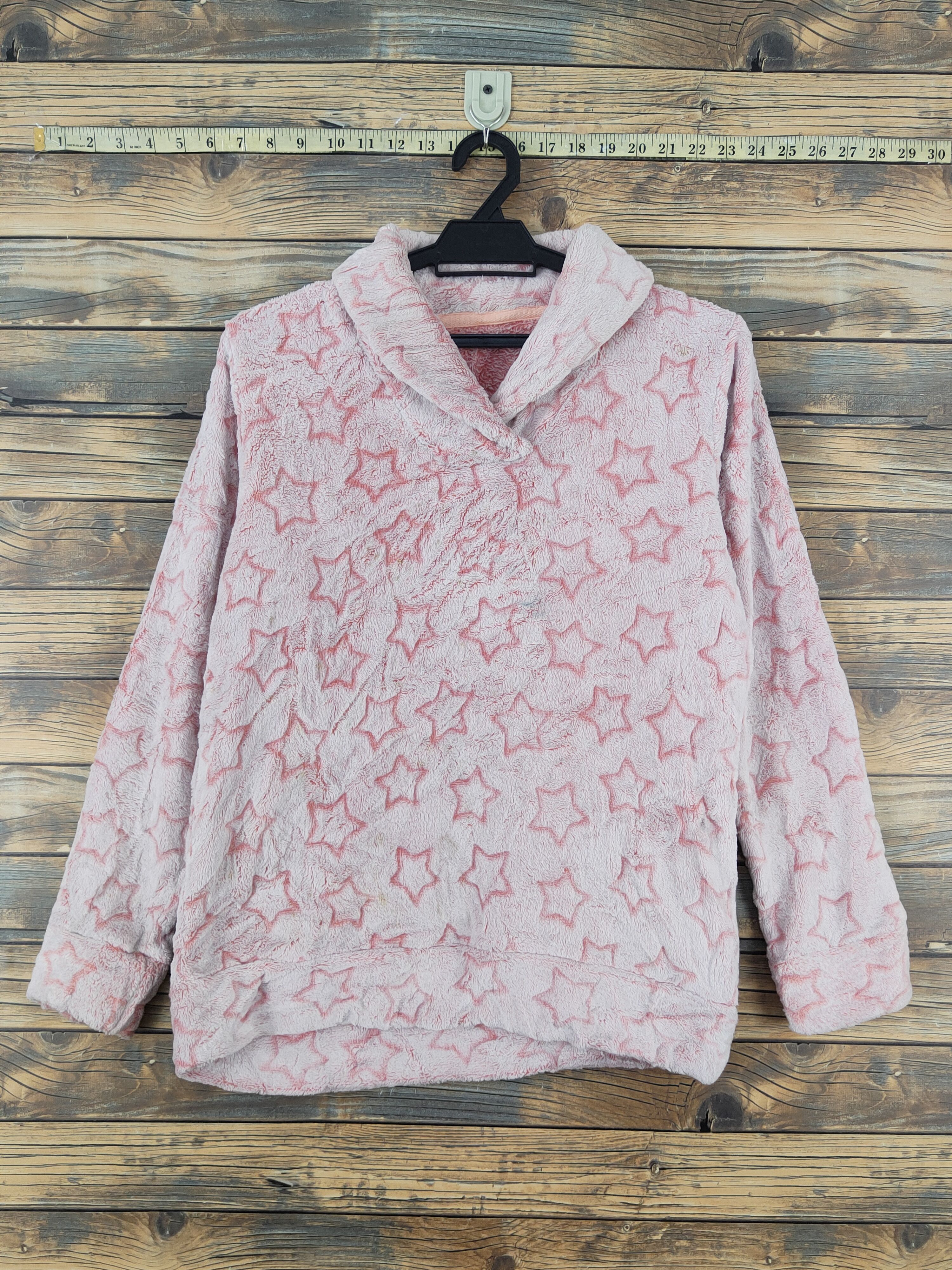 GU × Vintage GU White Red Fur Mohair Vintage Sweatshirts Size M / US 6-8 / IT 42-44 - 1 Thumbnail