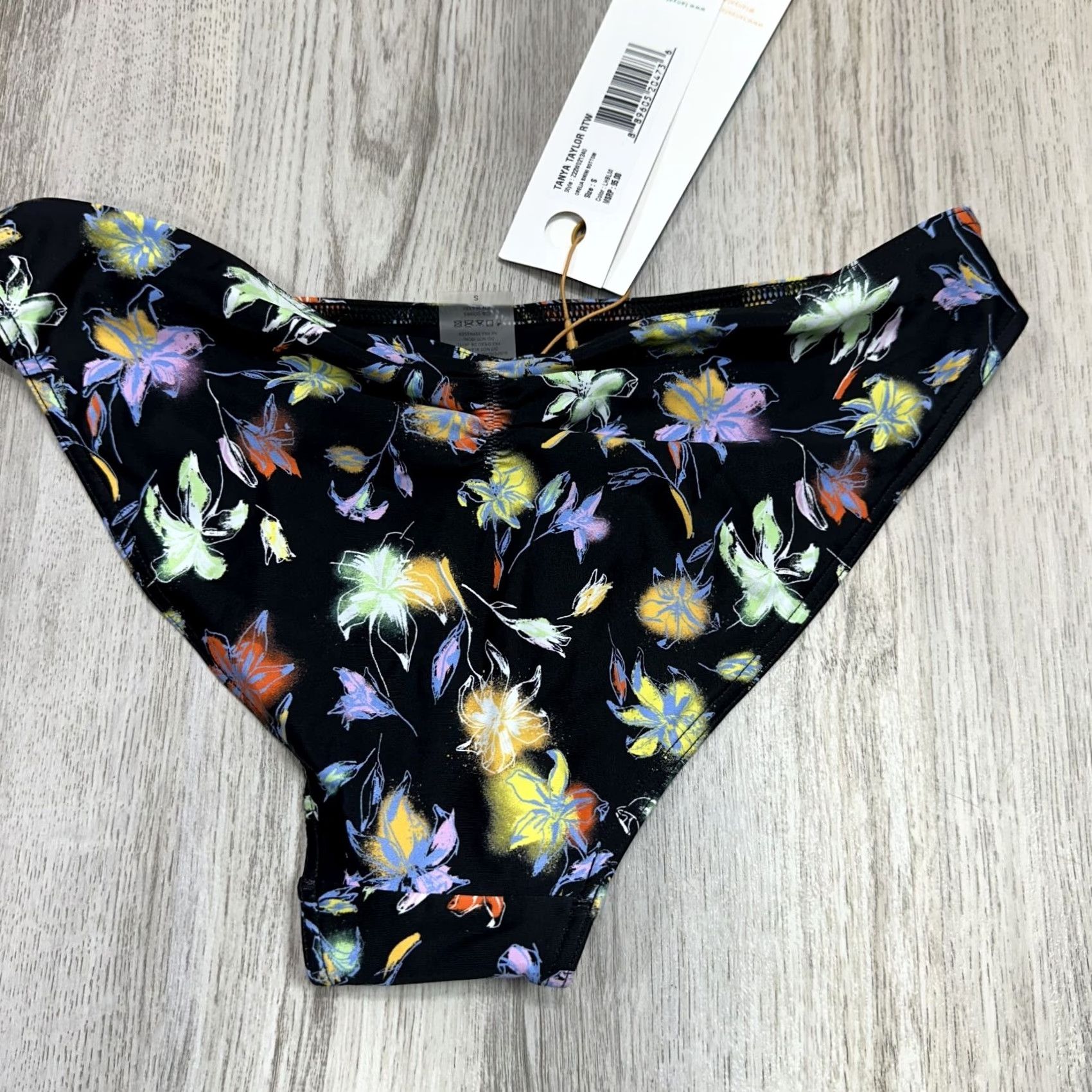 Tanya Taylor Tanya Taylor Swim Orelia Bikini Bottom Black S NWT MSRP 95 Women Recycled Polyamide Bikini Bottom Size 28" / US 6 / IT 42 - 2 Thumbnail