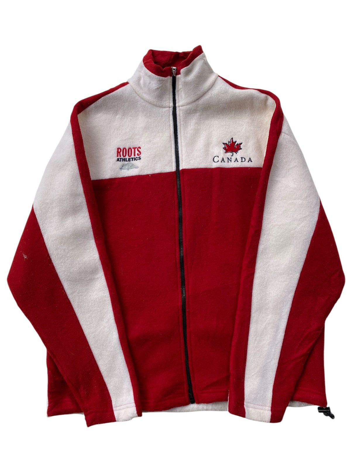 Roots × Vintage Vtg Roots Atheletic Fleece Jacket Size US M / EU 48-50 / 2 - 1 Thumbnail