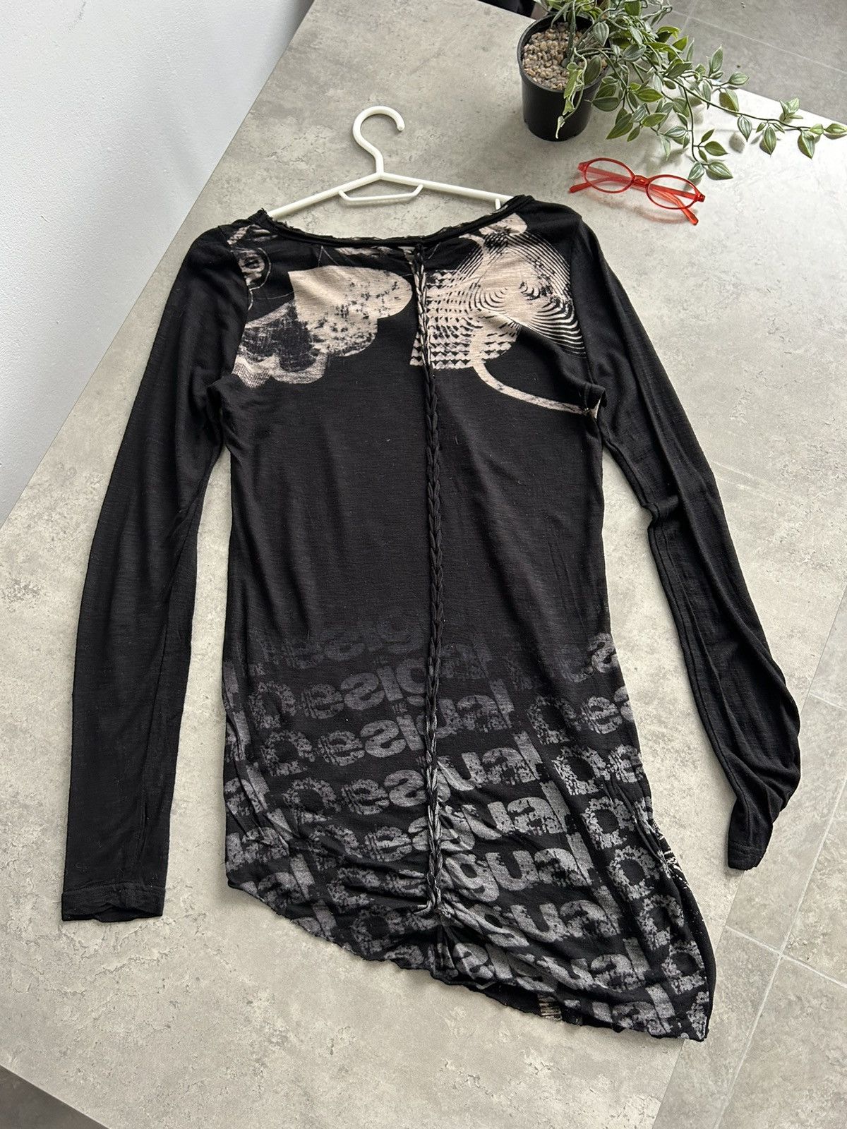 Desigual × Japanese Brand × Vintage Vintage Desigual Long Sleeve Japanese style asymmetrical Size M / US 6-8 / IT 42-44 - 12 Thumbnail