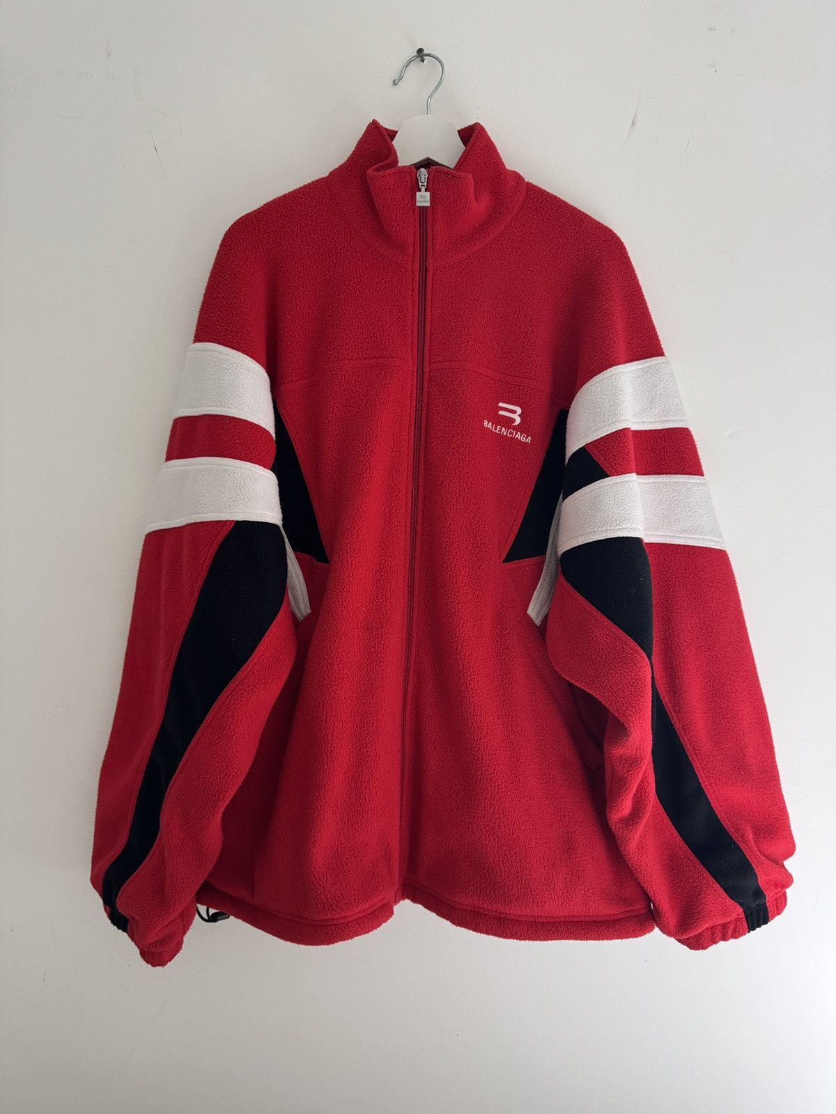 Balenciaga Balenciaga sporty b fleece jacket Size US XXS / EU 40 - 1 Thumbnail