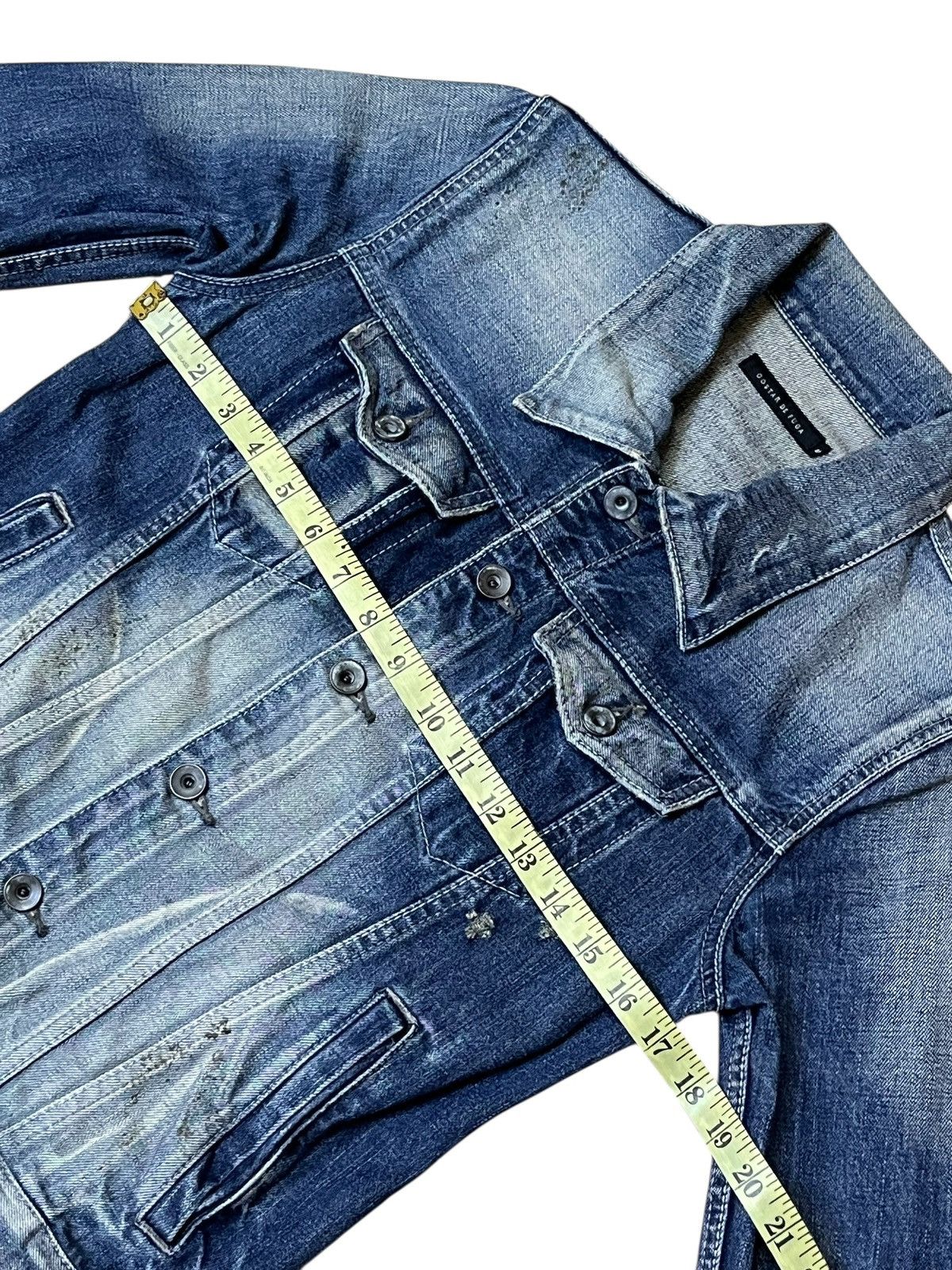 GOSTAR DE FUGA Archival japanese GOSTAR DE FUGA dirt trucker denim jacket Size US XS / EU 42 / 0 - 13 Thumbnail