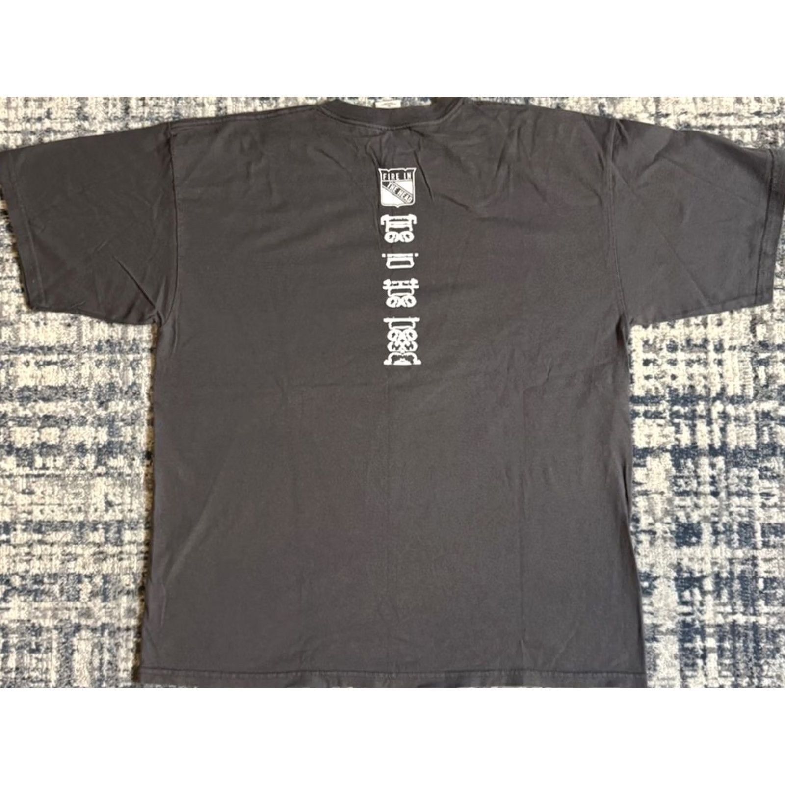 Gildan VINTAGE FITH Fire In The Head Band T Shirt XL Michael Page Hardcore Punk 2005 Size US XL / EU 56 / 4 - 3 Thumbnail