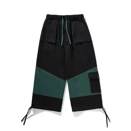 Other 20SS Simple Blue Japan Black Patchwork Worker Pants Size US 32 / EU 48 - 4 Thumbnail