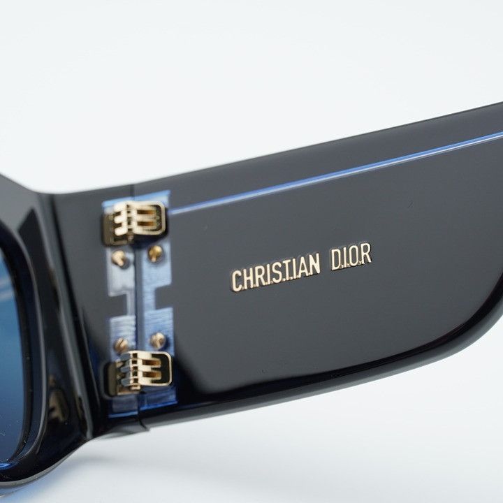 Dior Dior DIORNUIT S1I 17B0 Sunglasses Black Square Frame Size ONE SIZE - 4 Thumbnail