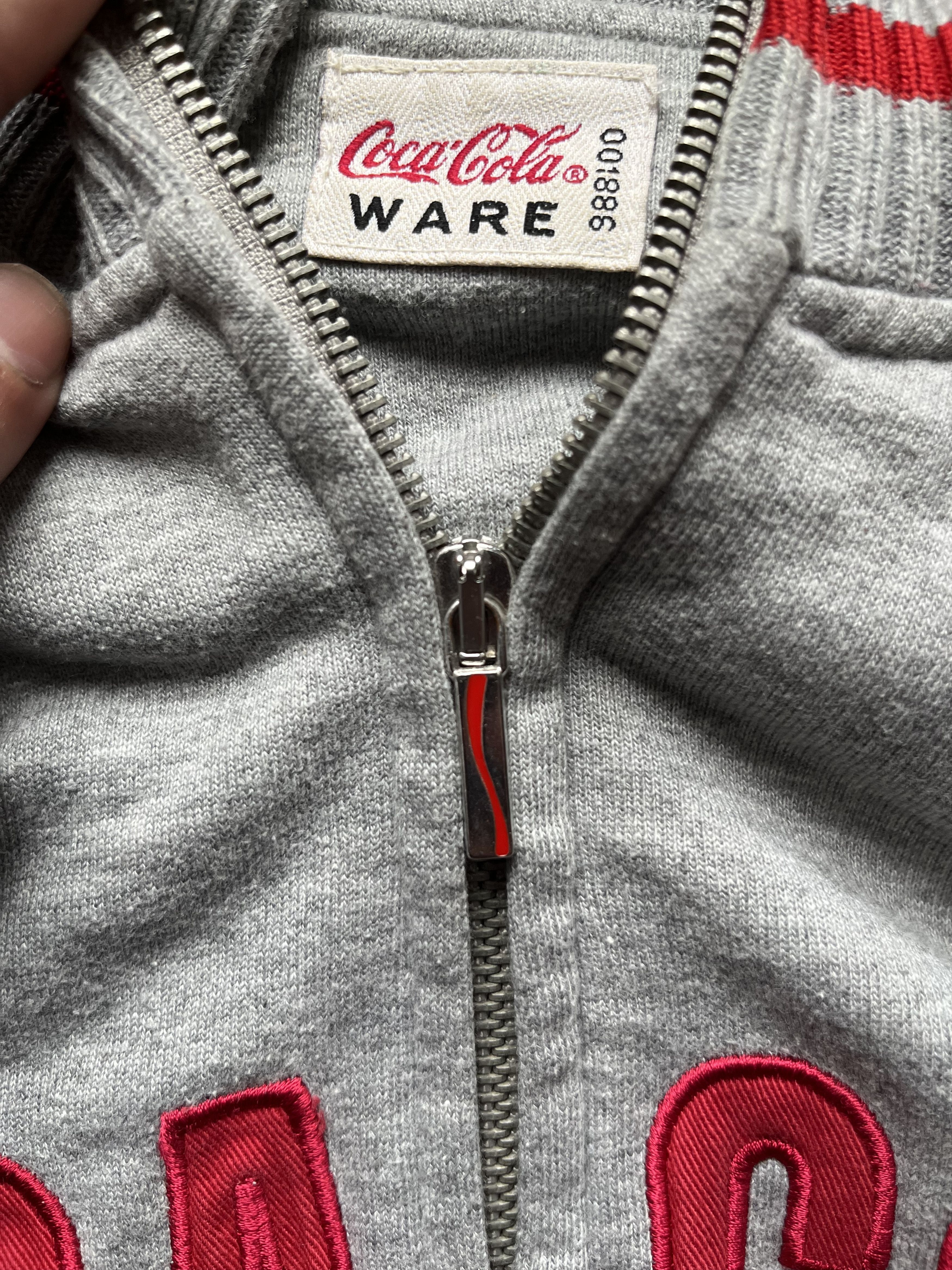 Coca Cola Rare vintage coca cola zip through sweater Size US XL / EU 56 / 4 - 3 Thumbnail