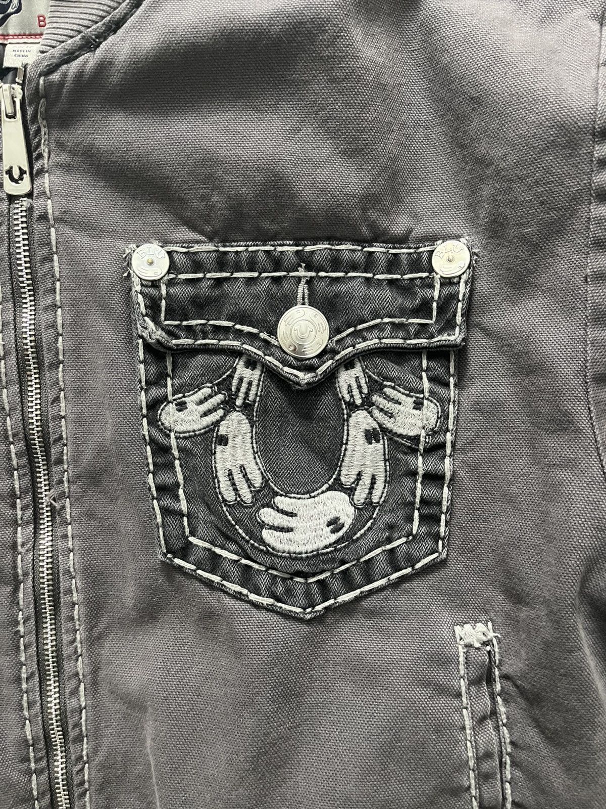 True Religion Blu religion y2k bomber Size US XS / EU 42 / 0 - 2 Thumbnail