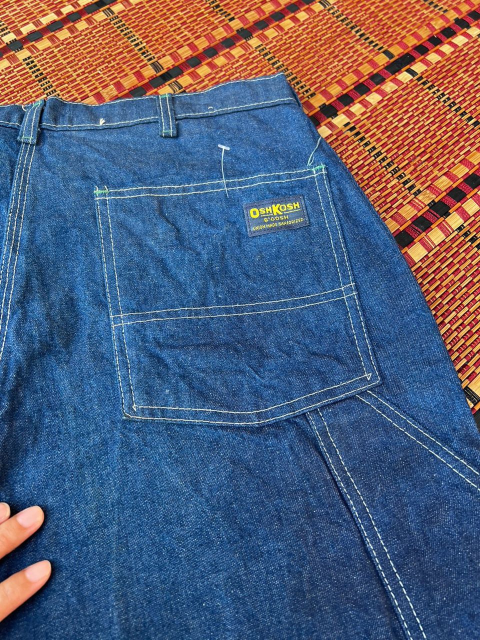 Oshkosh Vtg 60s,70s Oshkosh BGosh Carpenter Denim Size US 33 - 8 Thumbnail