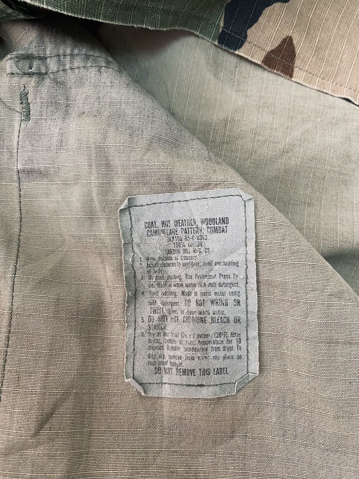 Other US Military Coat Hot Weather Woodland Camo Pattern Size US M / EU 48-50 / 2 - 5 Thumbnail