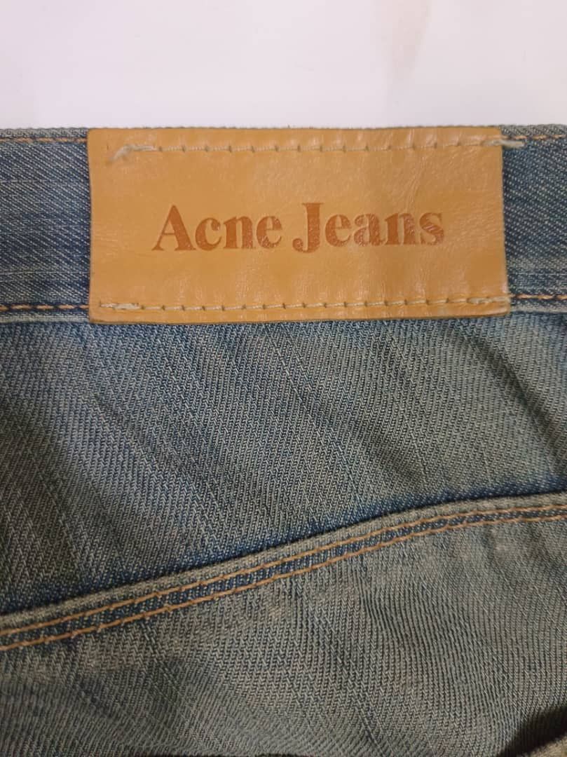 Acne Studios Acne Jeans Mud Wax Washed Distressed Finishing Jeans Size US 31 - 7 Thumbnail