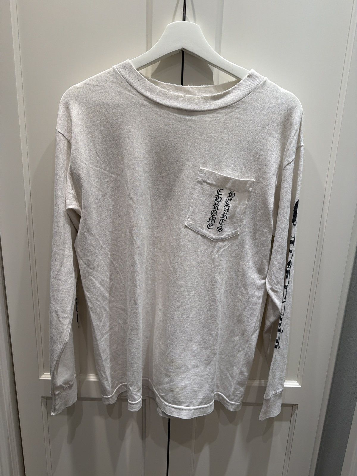 Chrome Hearts Long Sleeve Pocket Tee Size US M / EU 48-50 / 2 - 1 Thumbnail