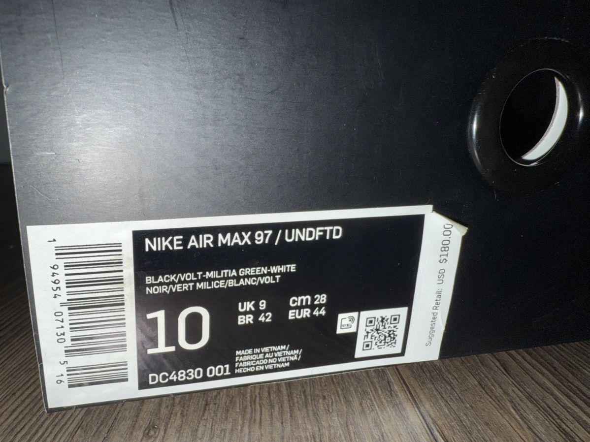 Nike × Undefeated Undefeated x Nike Air Max 97 Size US 10 / EU 43 - 7 Thumbnail
