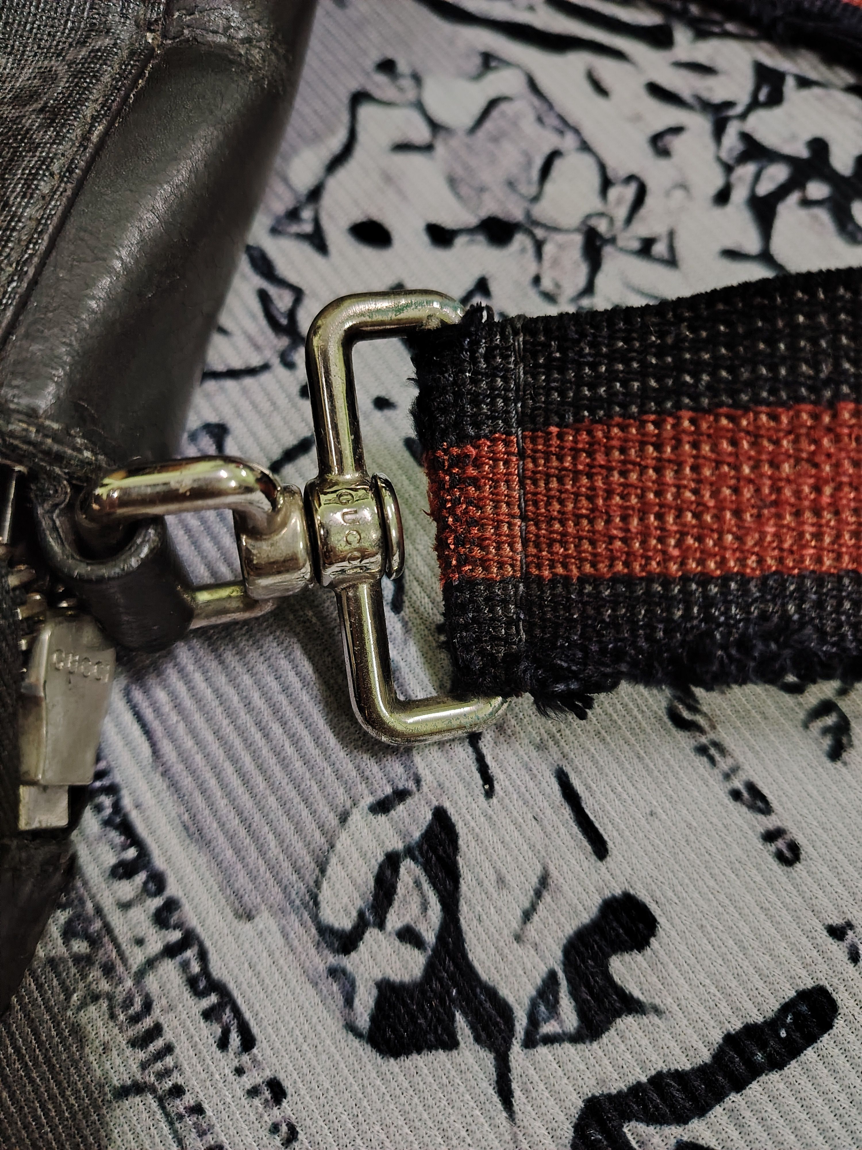 Gucci GUCCI DISTRESSED BAG MESSENGER MONOGRAM SUPREME GG Size ONE SIZE - 13 Thumbnail