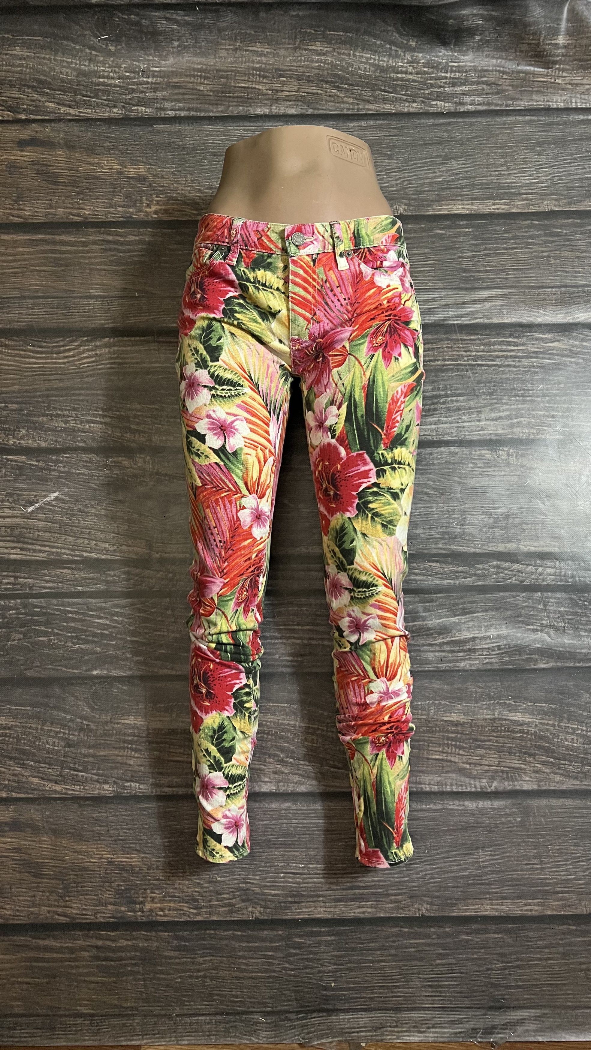 Denim & Supply Ralph Lauren Denim & Supply Ralph Lauren Flowers Pants Vintage y2k Size 26" / US 2 / IT 38 - 1 Thumbnail
