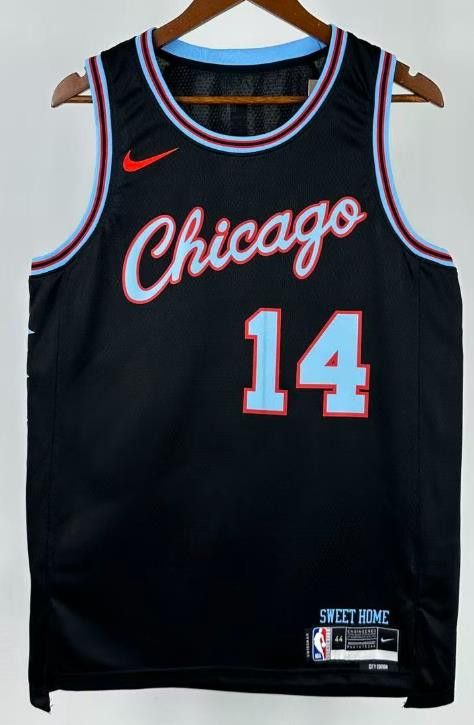NBA 2026 Chicago Bulls 14 Matas Buzelis Jersey Size US S / EU 44-46 / 1 - 1 Thumbnail
