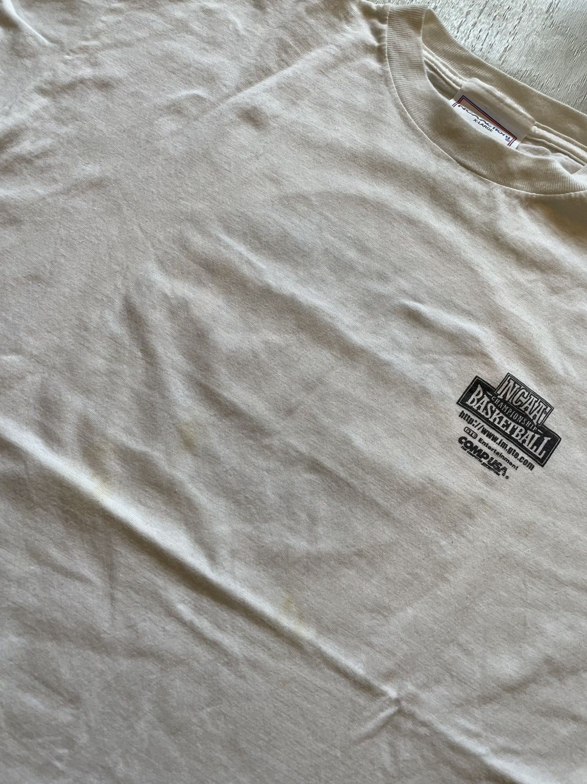 Vintage Vintage 90s NCAA Championship PC Game Promo Sz 2XL 21.5x28.5 Size US XL / EU 56 / 4 - 4 Thumbnail