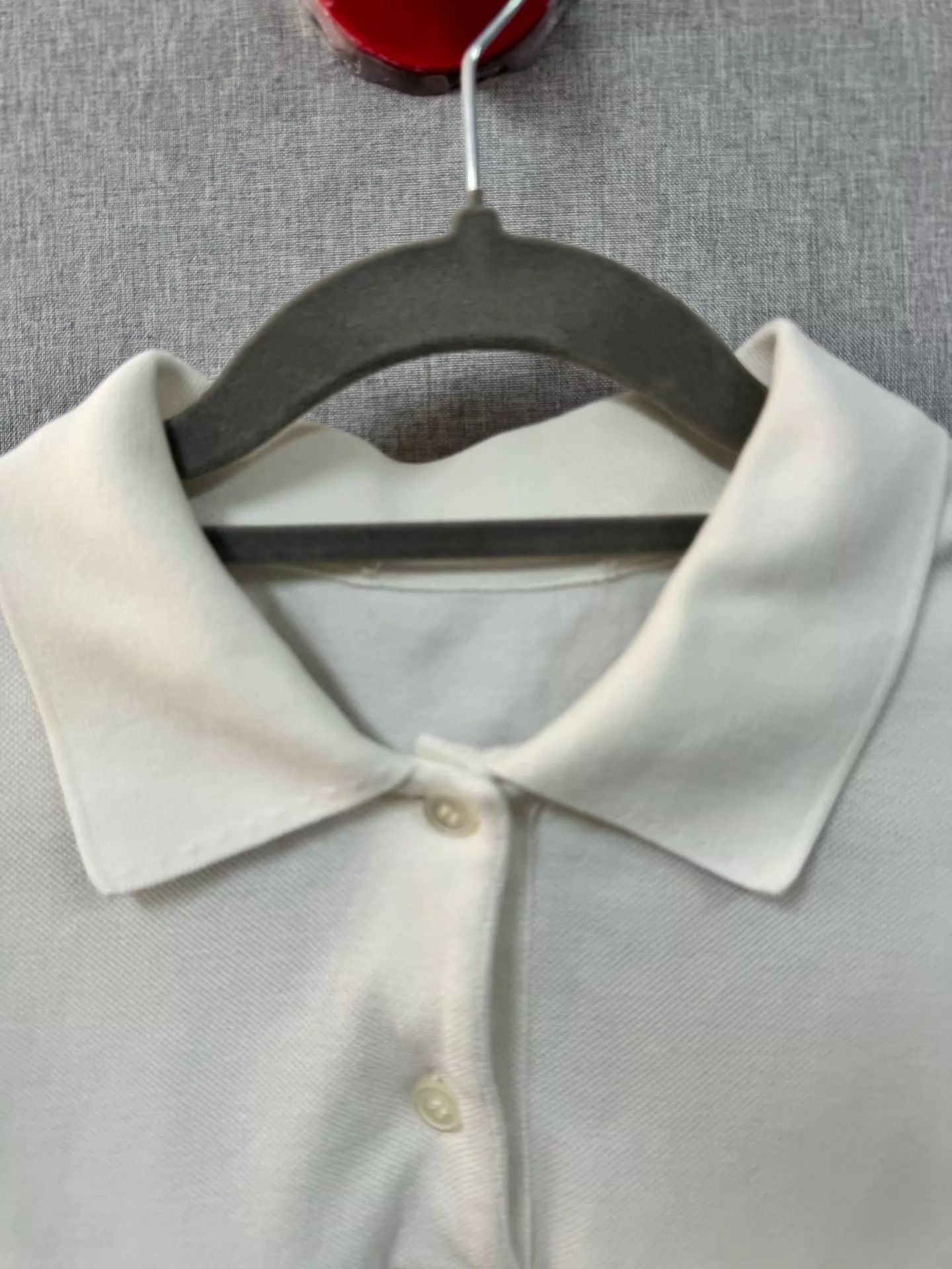 Miu Miu MIU MIU Embroidered Logo White Polo L Size L / US 10 / IT 46 - 4 Thumbnail