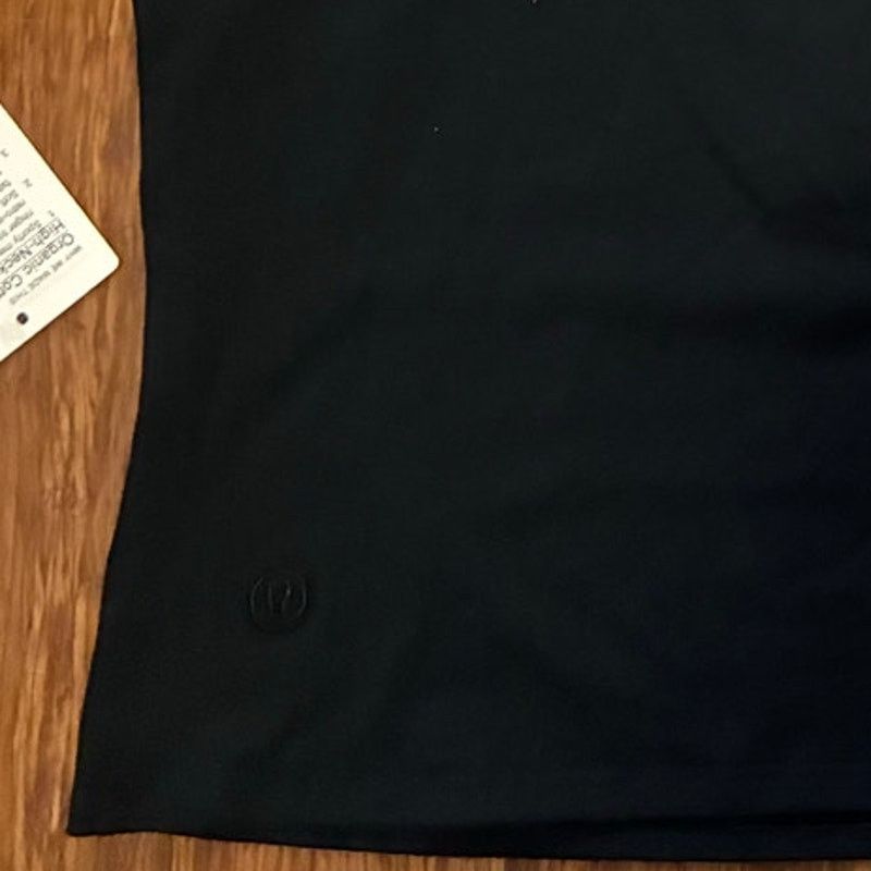 Lululemon Lululemon Organic Cotton High-Neck Ringer Tank Top Black XL Size XL / US 12-14 / IT 48-50 - 3 Thumbnail