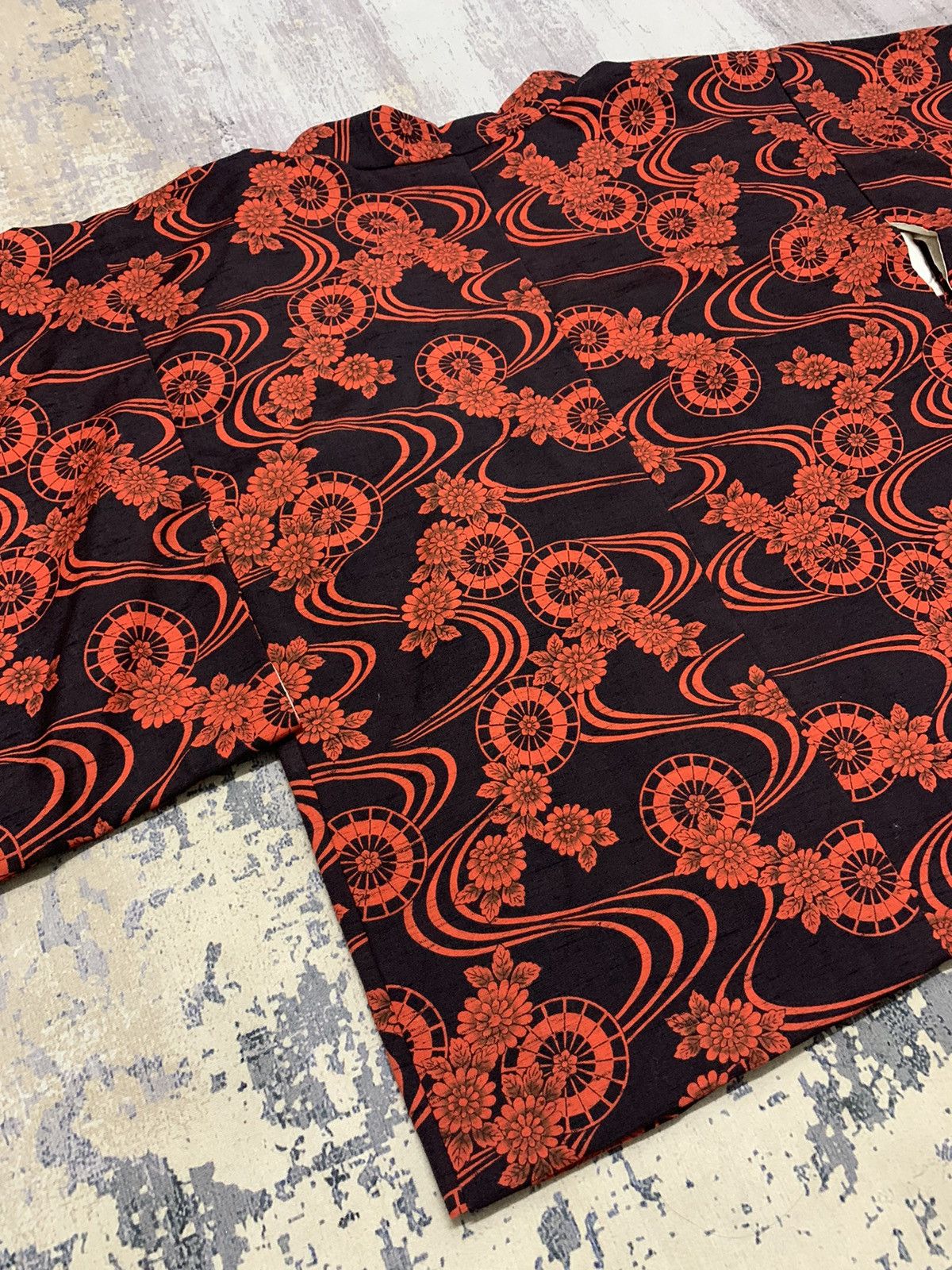 Japanese Brand Vintage Japanese Traditional Floral Pattern Kimono Size US L / EU 52-54 / 3 - 8 Thumbnail