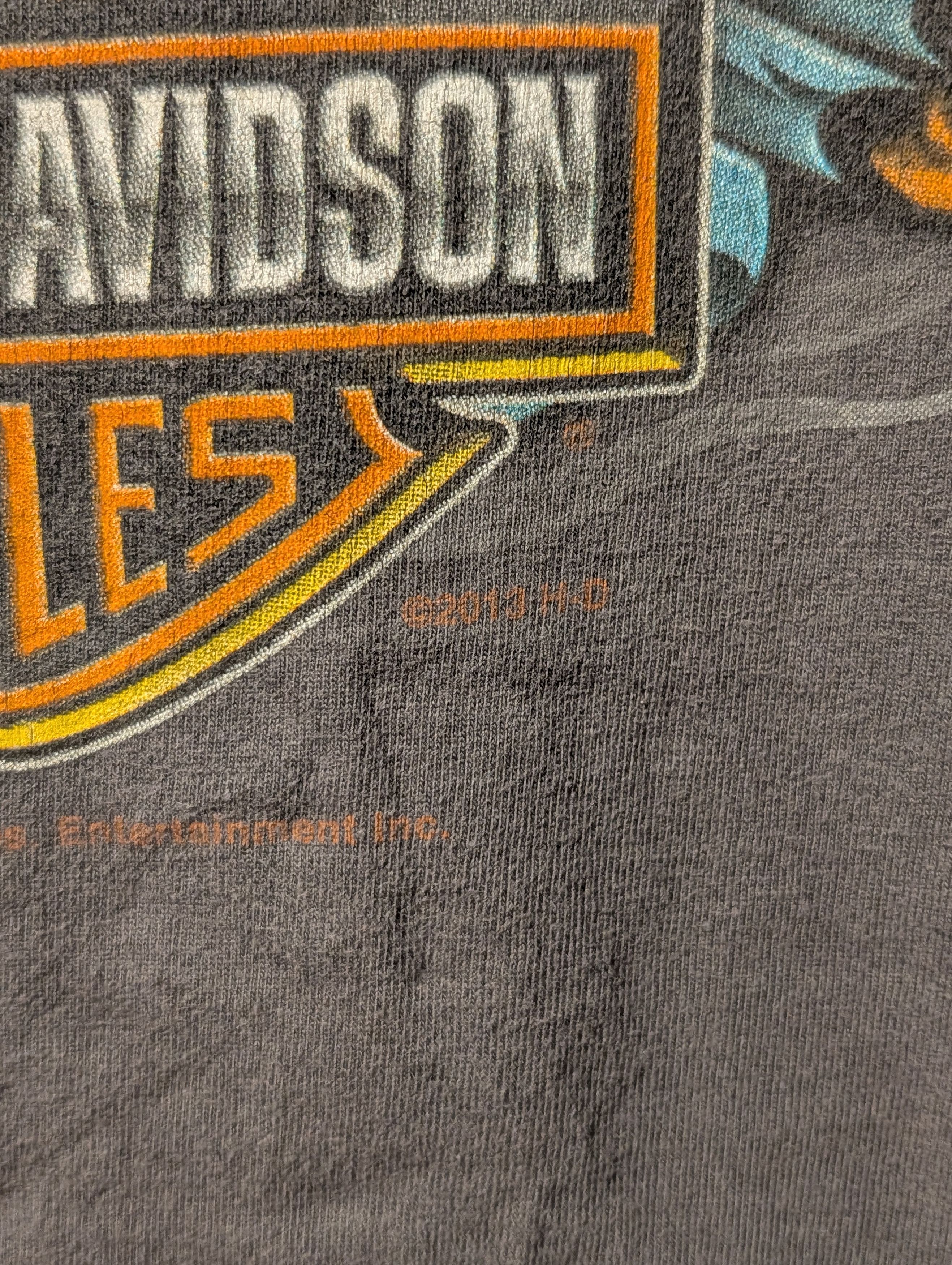 Harley Davidson Vintage Harley-Davidson Looney Tunes T-Shirt Bugs Bunny Taz Size US XL / EU 56 / 4 - 3 Thumbnail