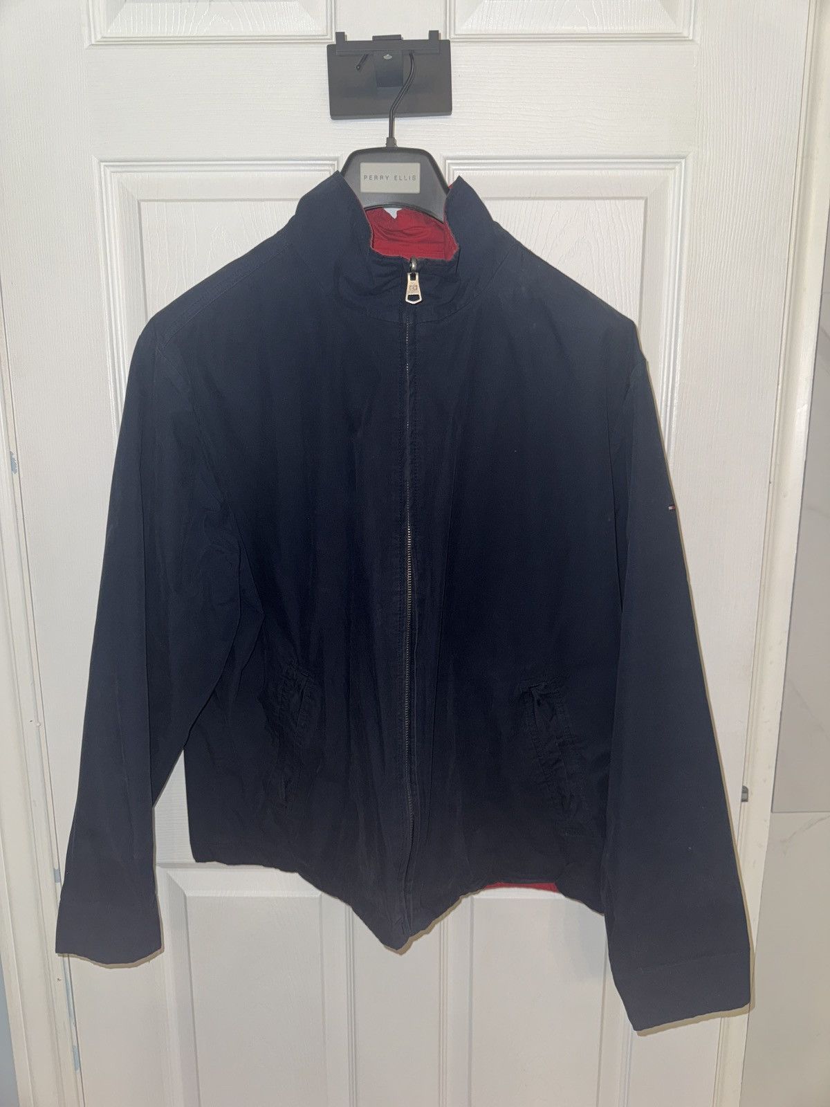 Tommy Hilfiger Vintage Reversible Tommy Hilfiger Cotton Jacket Size US M / EU 48-50 / 2 - 1 Thumbnail