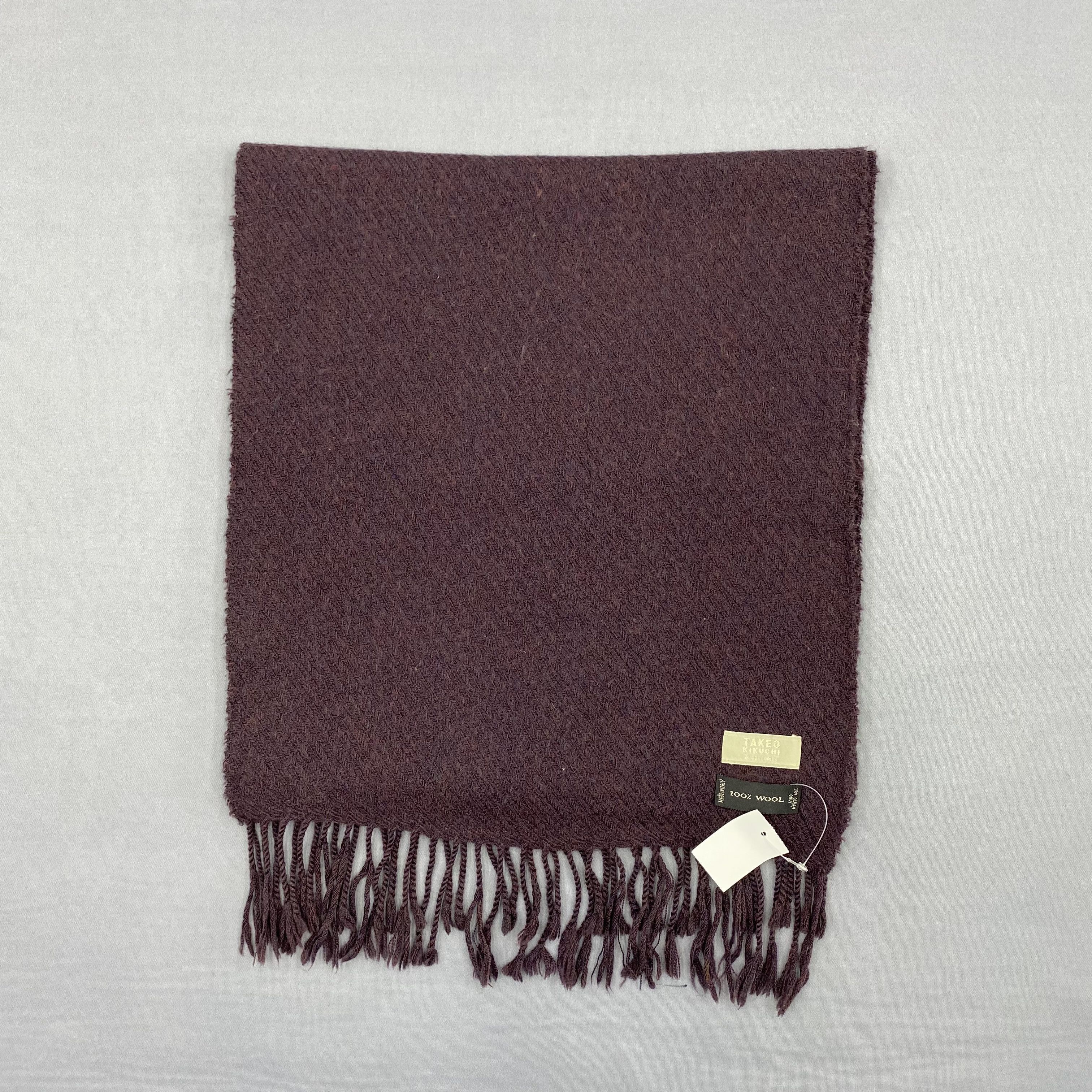 Takeo Kikuchi Vintage Takeo Kikuchi Scarf Muffler Wool Scarves Size ONE SIZE - 2 Thumbnail