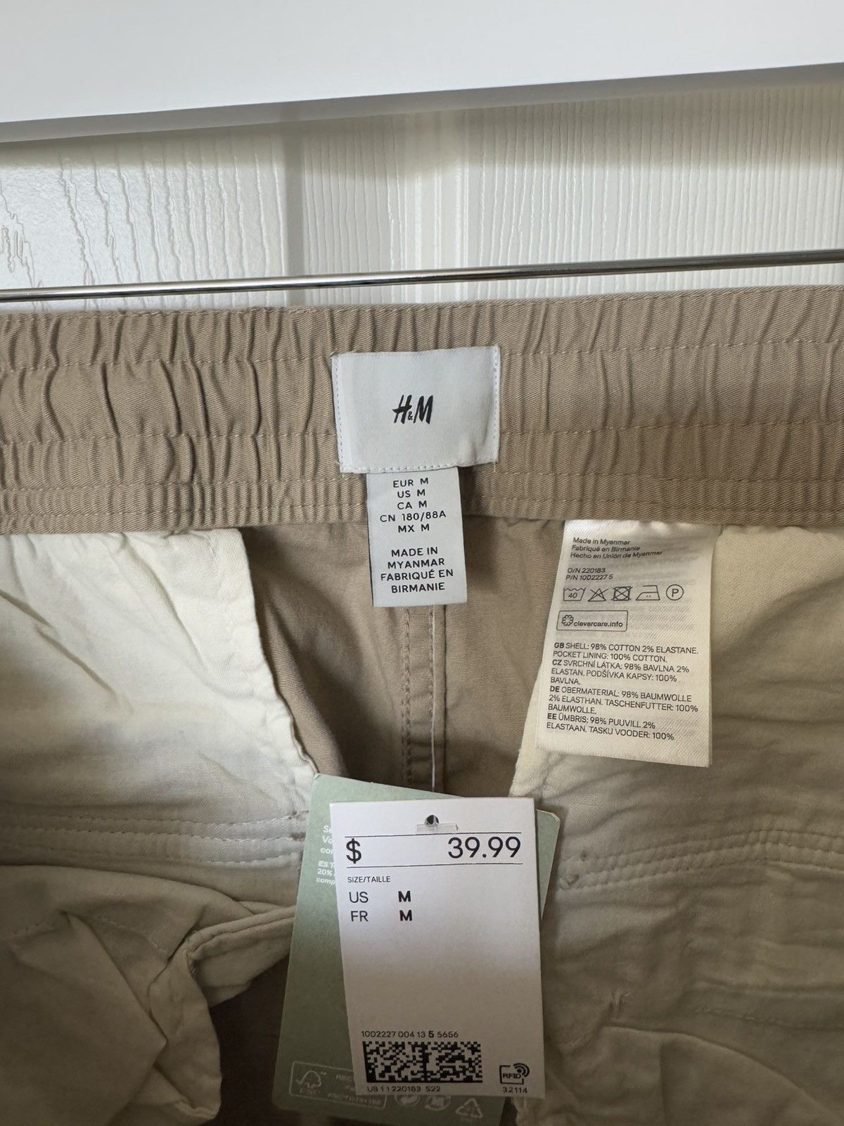 H&M Brand New H&M Khaki Cargos Size US 30 / EU 46 - 4 Thumbnail
