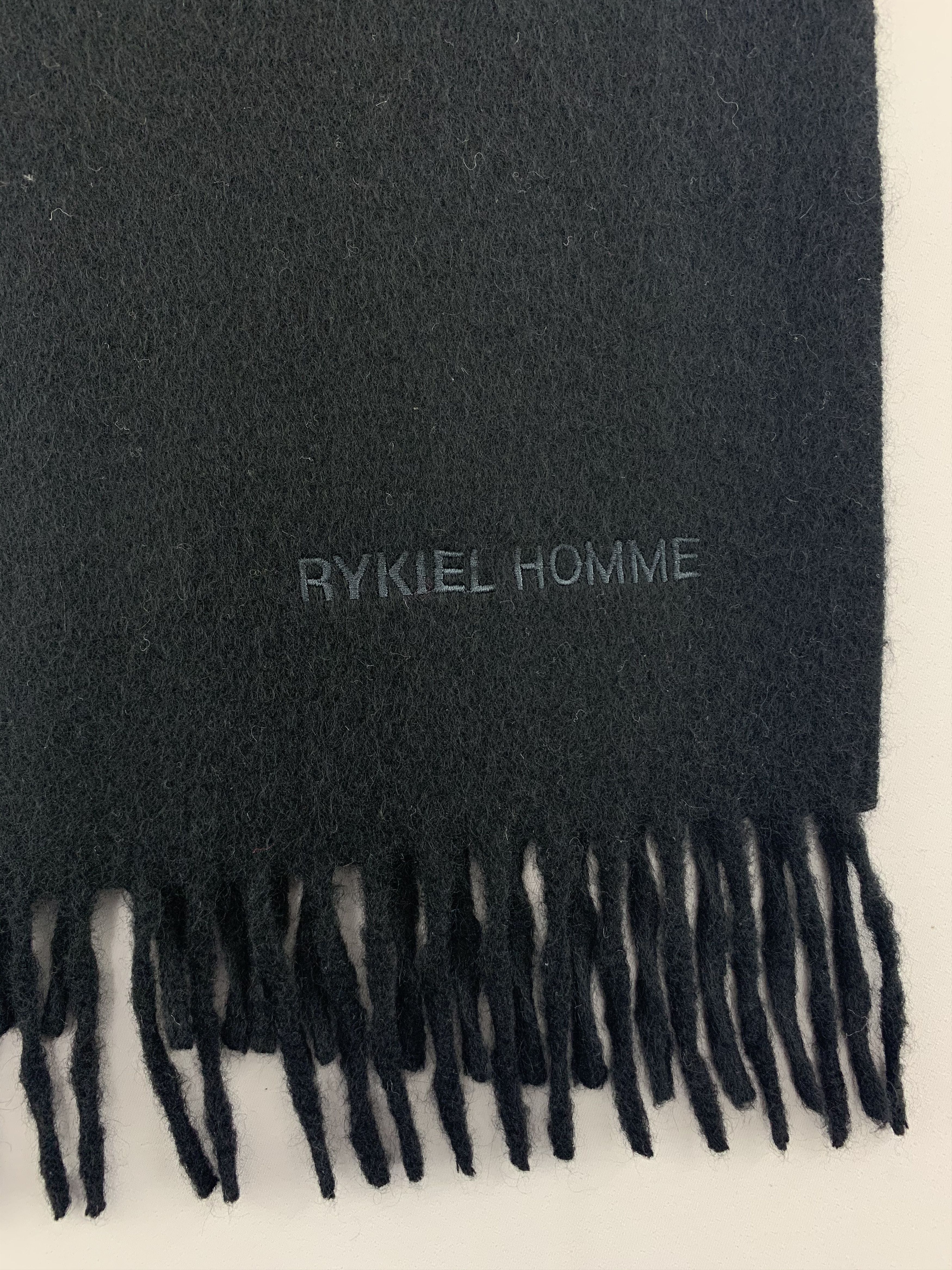 Sonia Rykiel Rykiel Homme Scarf Wool Muffler Neck Wrap BL4269 Size ONE SIZE - 5 Thumbnail