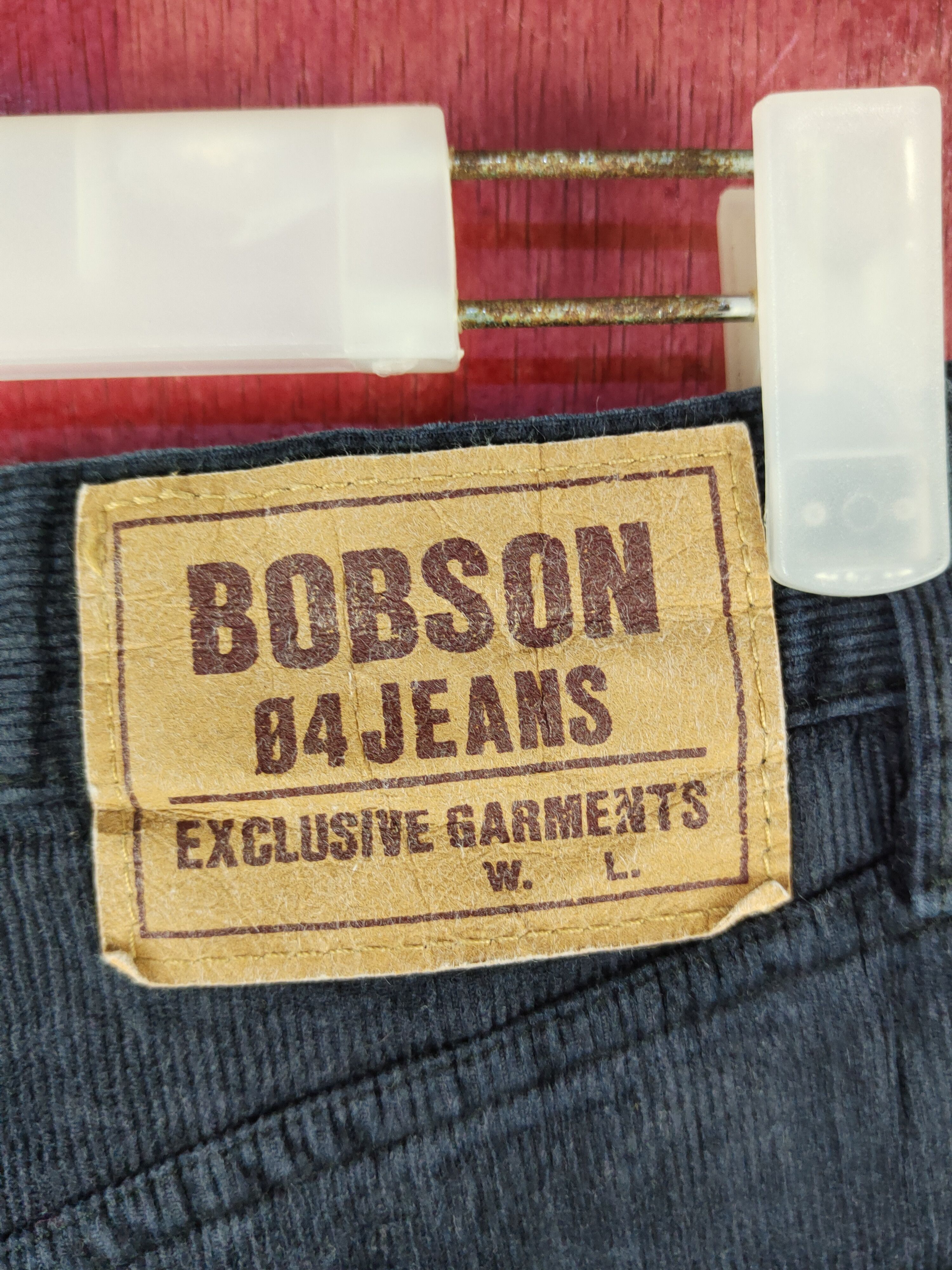 Vintage Bobson Dark Blue faded vintage cargo Corduroy Pants #S1560 Size US 28 / EU 44 - 10 Thumbnail
