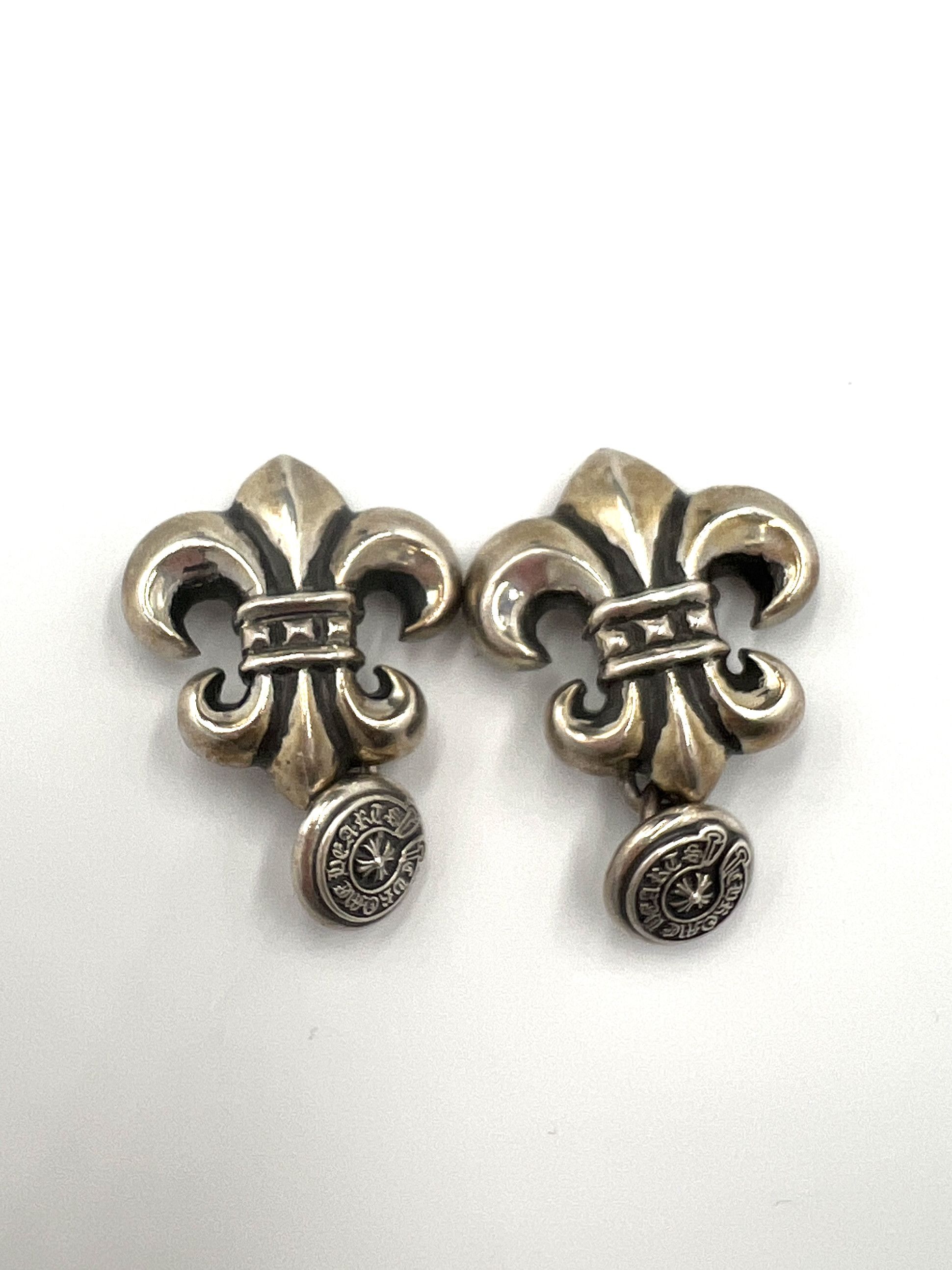 Chrome Hearts Chrome Hearts Silver Cufflinks Fleur Size ONE SIZE - 1 Thumbnail