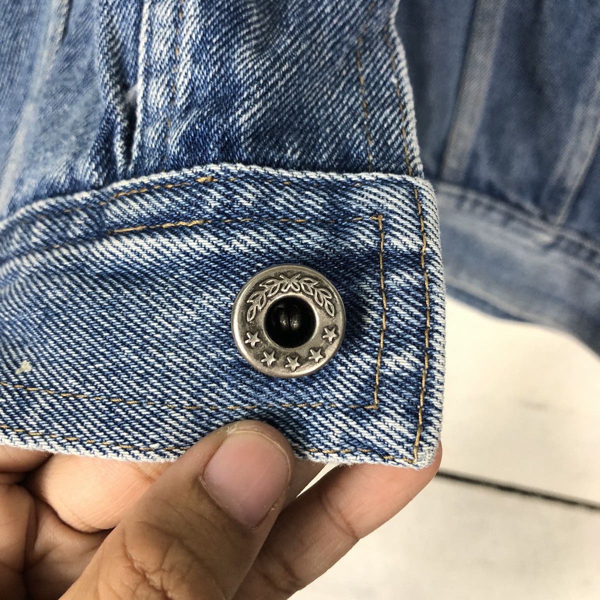 Hysteric Glamour 🔥Vintage Trucker Denim Biker Jacket Tom And Peter Japan Size US M / EU 48-50 / 2 - 16 Thumbnail