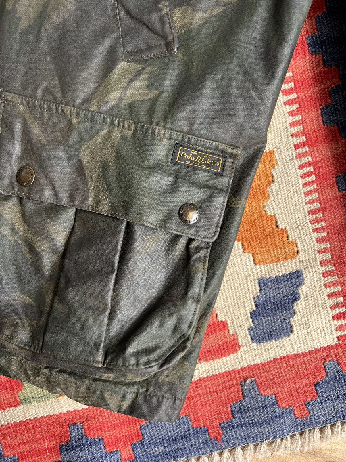 Polo Ralph Lauren Polo by Ralph Lauren DPM Camo Waxed Hunting Coat Size US L / EU 52-54 / 3 - 10 Thumbnail
