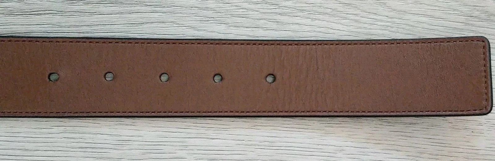 Coach Coach Men's Reversible Belt Plaque Black/Brown Leather Size 36 - 8 Thumbnail