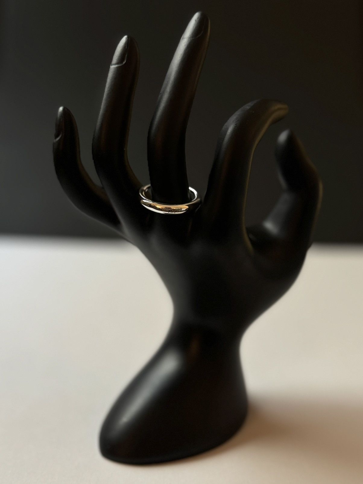 Saint Laurent Paris Saint Laurent Paris Silver Plated Ring Size 9 Size ONE SIZE - 7 Thumbnail
