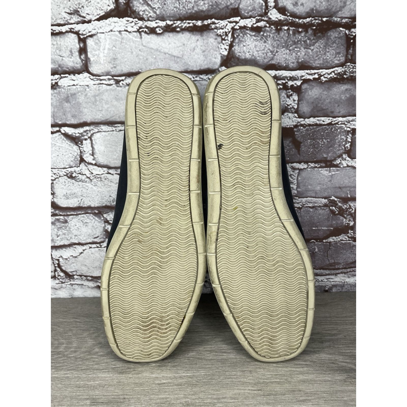 Massimo Matteo MASSIMO MATTEO Navy Blue Leather Casual Moc Driving Loafers Size US 12 / EU 45 - 8 Thumbnail