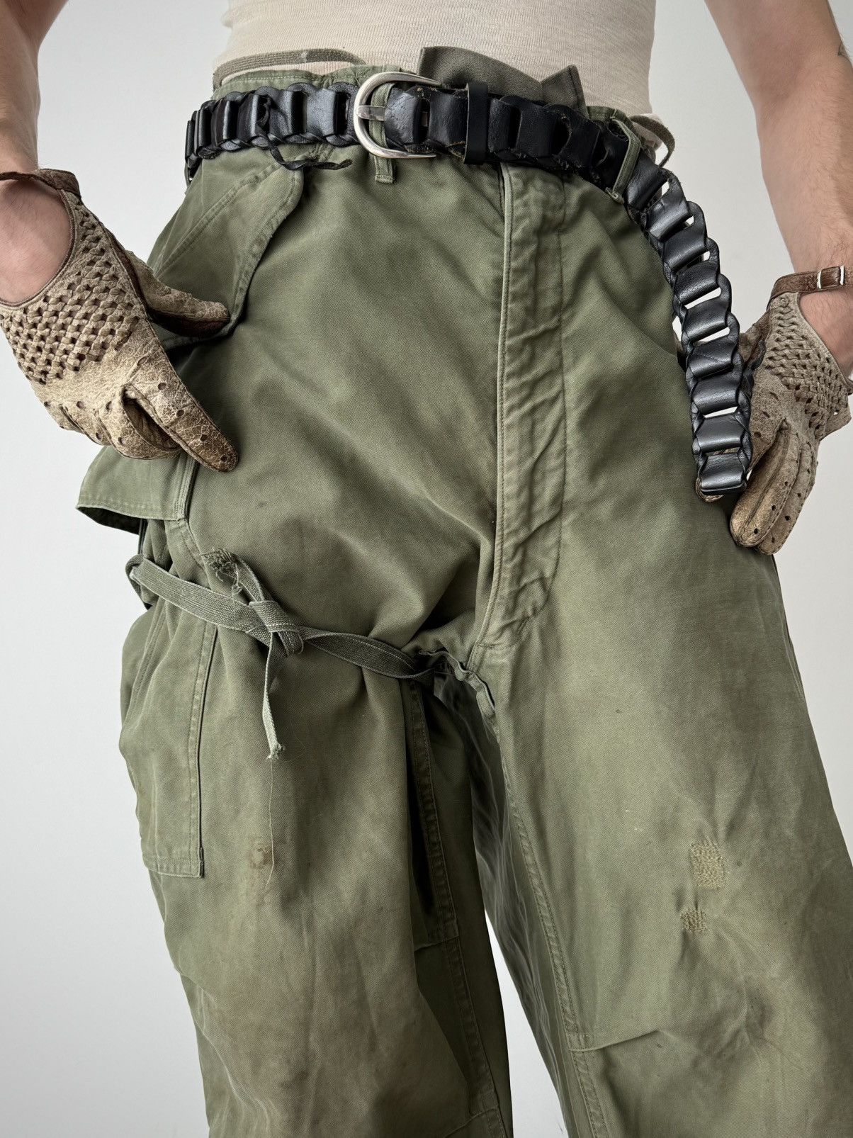 Japanese Brand Original US Army M51 Korean War Era Field Pants With Lined Size US 34 / EU 50 - 2 Thumbnail