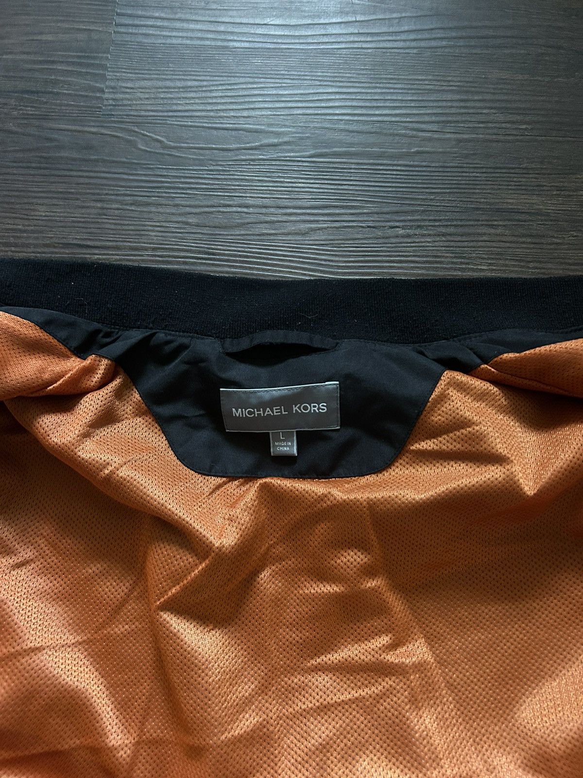 Michael Kors Michael Kors Black Bomber Jacket Size US L / EU 52-54 / 3 - 4 Thumbnail