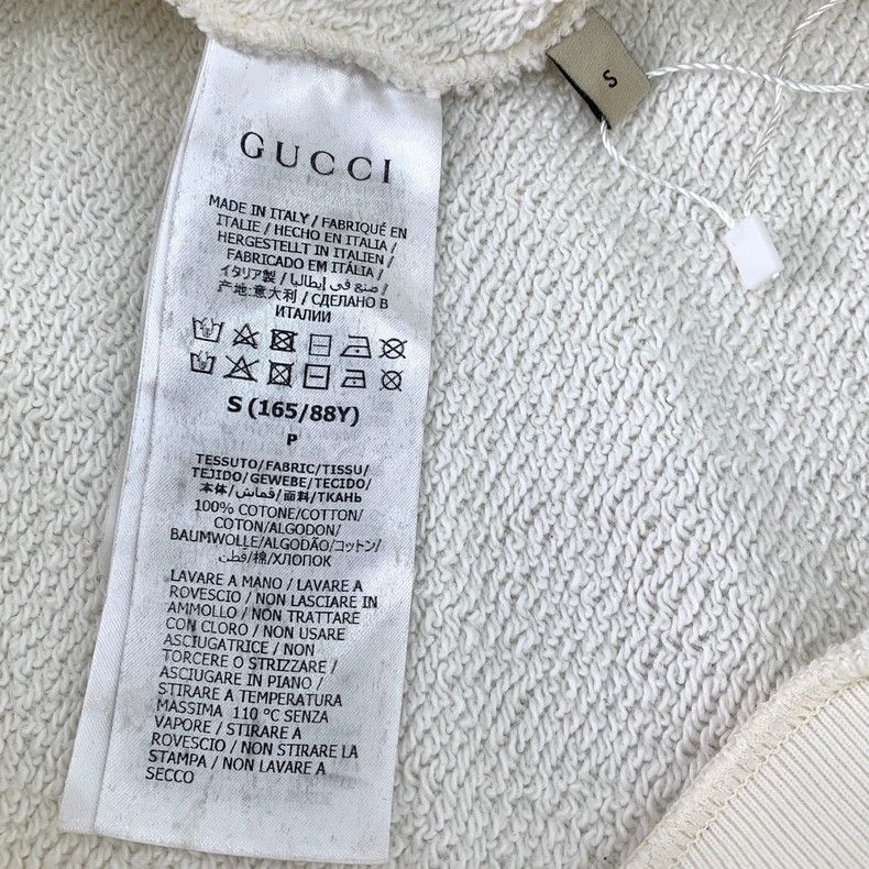 Gucci The North Face co-branded white logo letter print cot