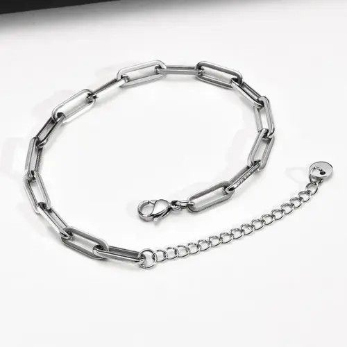 Jewelry Chain Link Silver Bracelet Size ONE SIZE - 2 Thumbnail