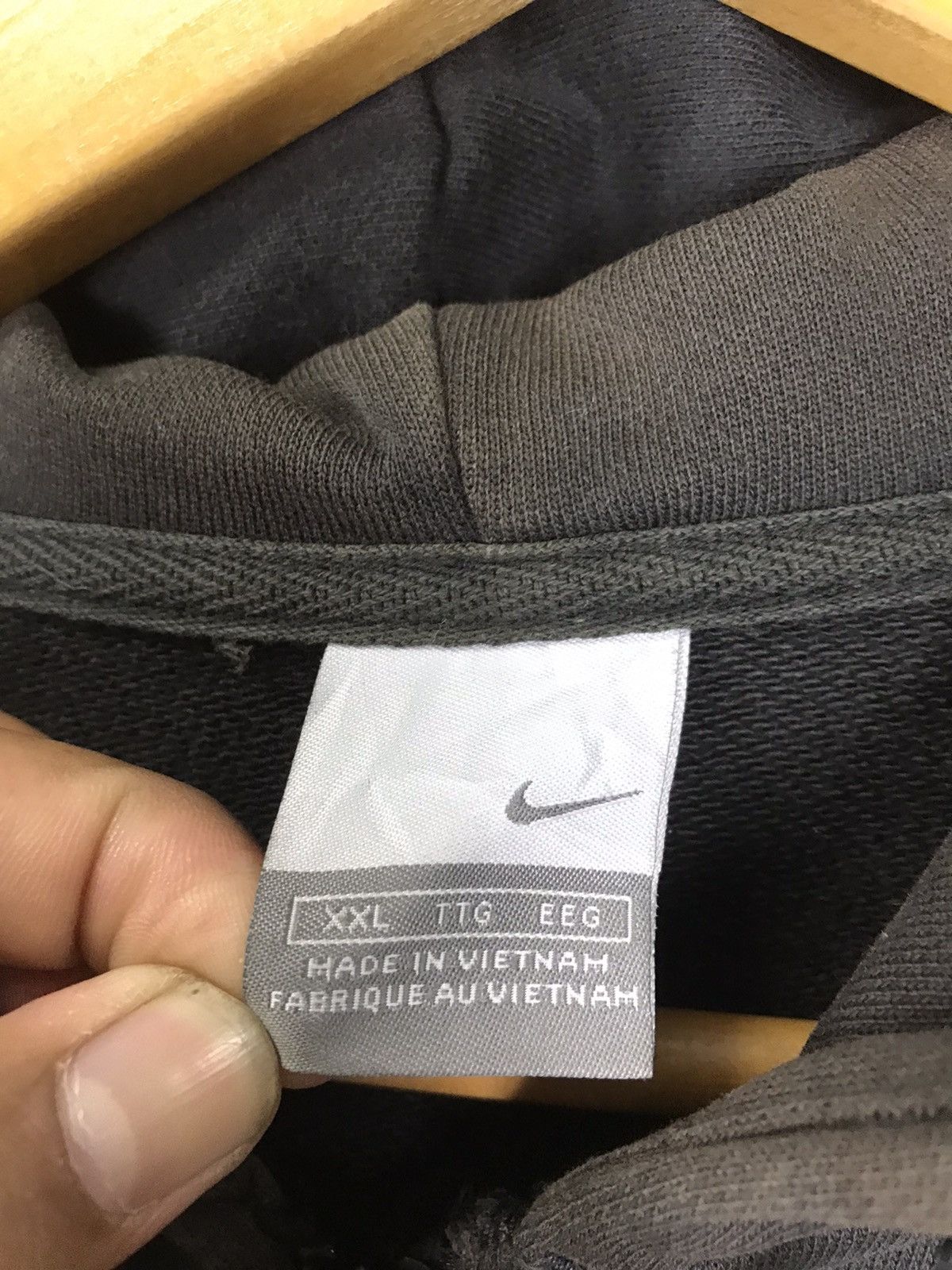 Vintage Nike swoosh hoodie Size US XXL / EU 58 / 5 - 7 Thumbnail