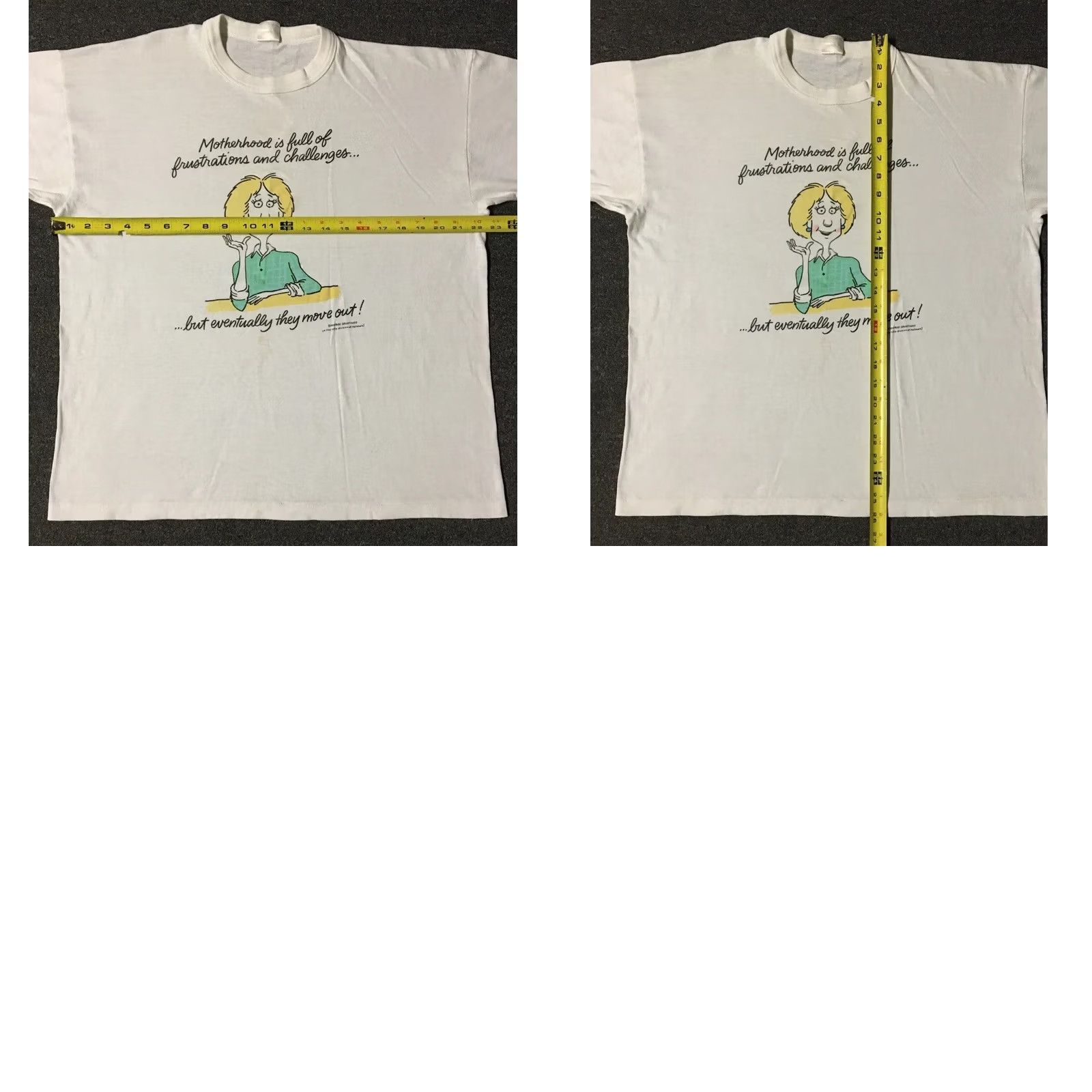 Vintage VINTAGE Mom Shirt M White Funny Joke Grunge 80s 90s HumorRetro Single Stitch USA USA Included Mexico Theme Men Short Sleeve Graphic Tee Size US M / EU 48-50 / 2 - 9 Thumbnail