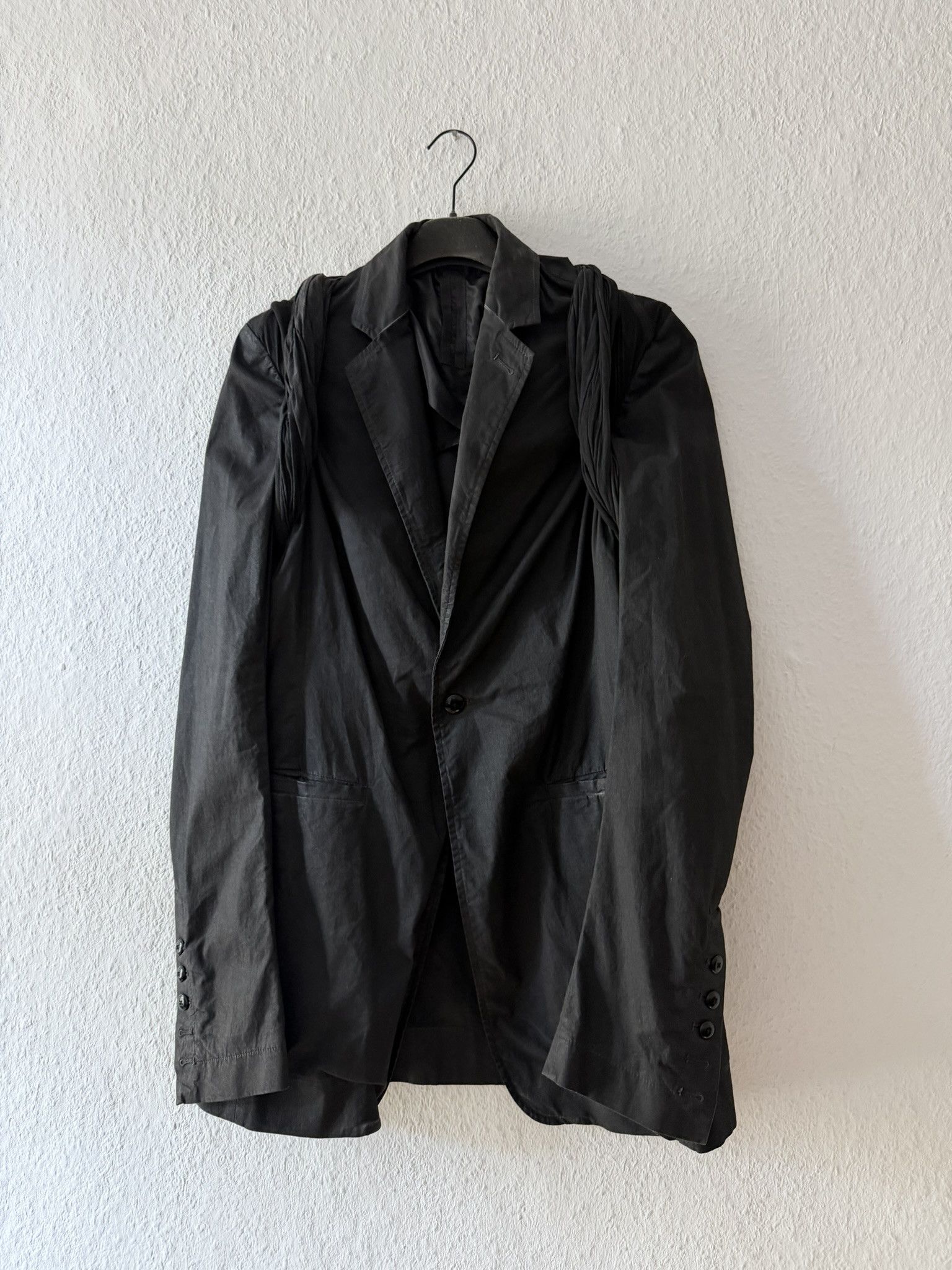 Rick Owens S/S 14 "VICIOUS" Black Mineral Hustler Jacket Rick Owens XL Size US XL / EU 56 / 4 - 1 Thumbnail