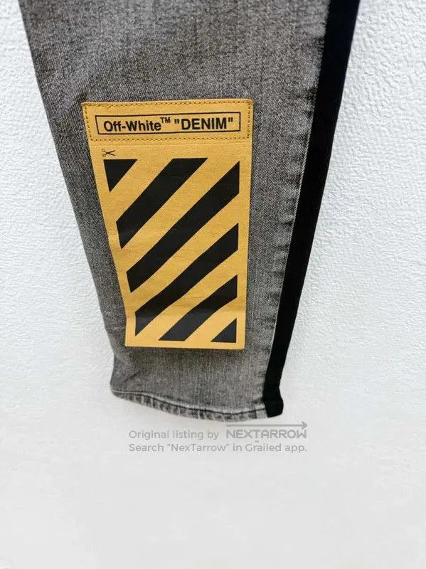 Off-White Off-White Gray Denim Casual Pants for Men . Size US 27 - 5 Thumbnail