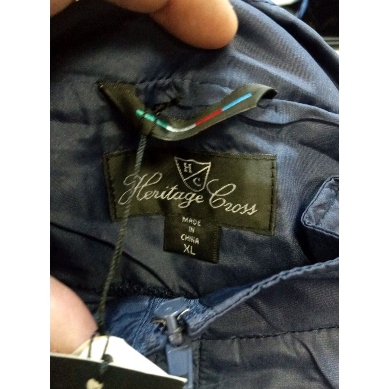 Vintage Heritage Windbreaker XL Blue Men's Regular Size Cross UV New Tags Size US XL / EU 56 / 4 - 6 Thumbnail