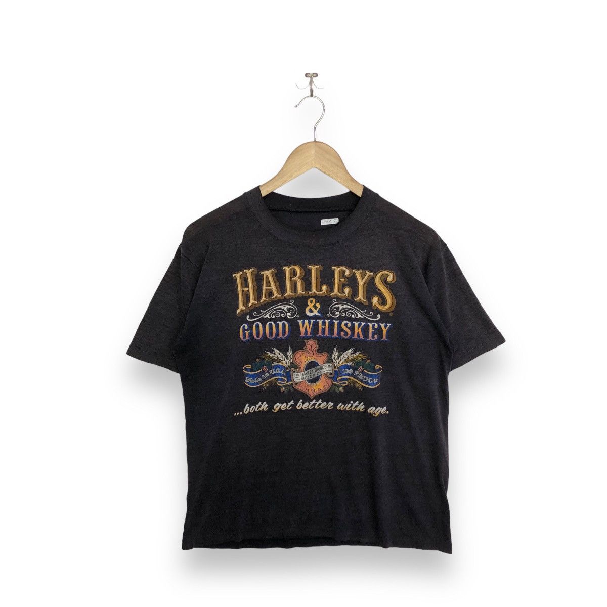 Harley Davidson × Vintage Vintage Harley Davidson Casey’s Motorcycles Tshirt Size US M / EU 48-50 / 2 - 1 Thumbnail